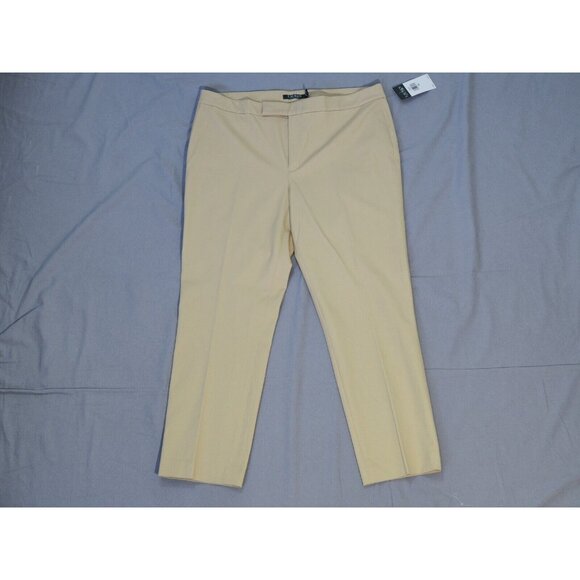 Lauren Ralph Lauren Pants - Lauren Ralph Lauren Pants Womens 14 Beige Chino Pegged Trousers